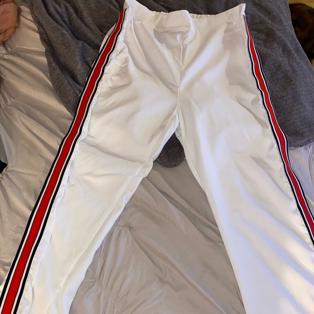 worn once - fun striped pants 🤩